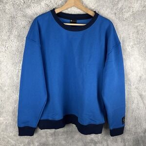 Cirque Du Soleil Crewneck Sweatshirt Pullover Blue Pockets Size XL NWT